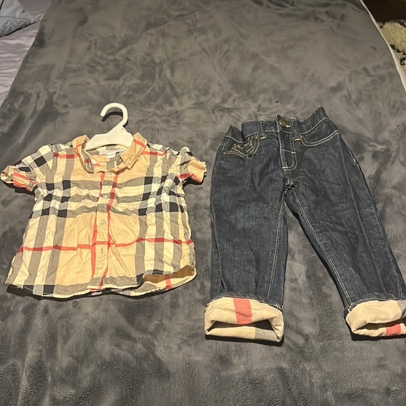 AUTHENTIC Boys matching Burberry set size 2Y. - Picture 5 of 5